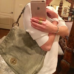 Authentic Coach messenger purse
